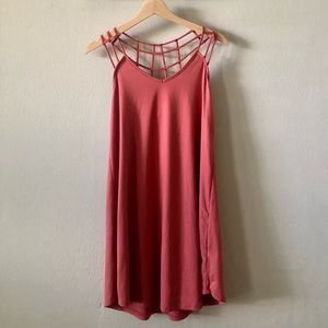 Silky Coral Dress